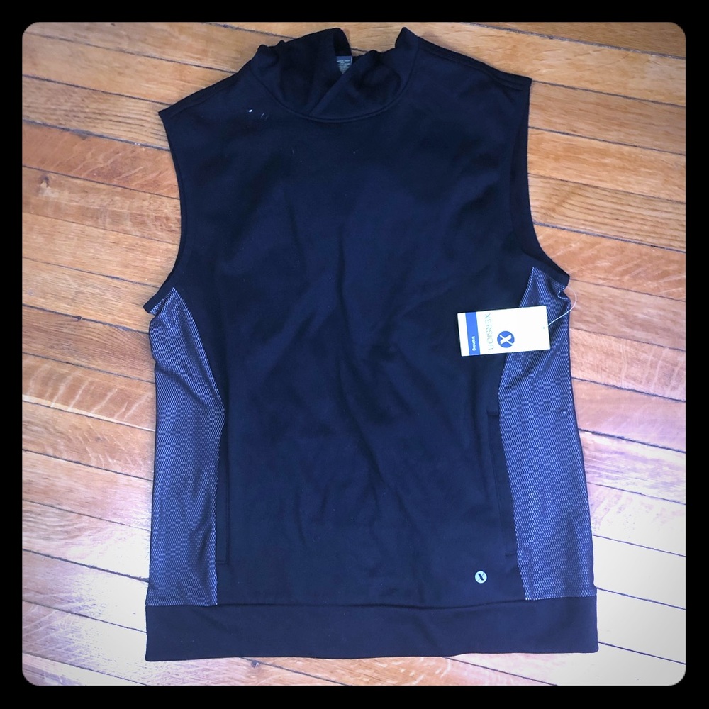 XERSION mens cut off work out sweatshirt